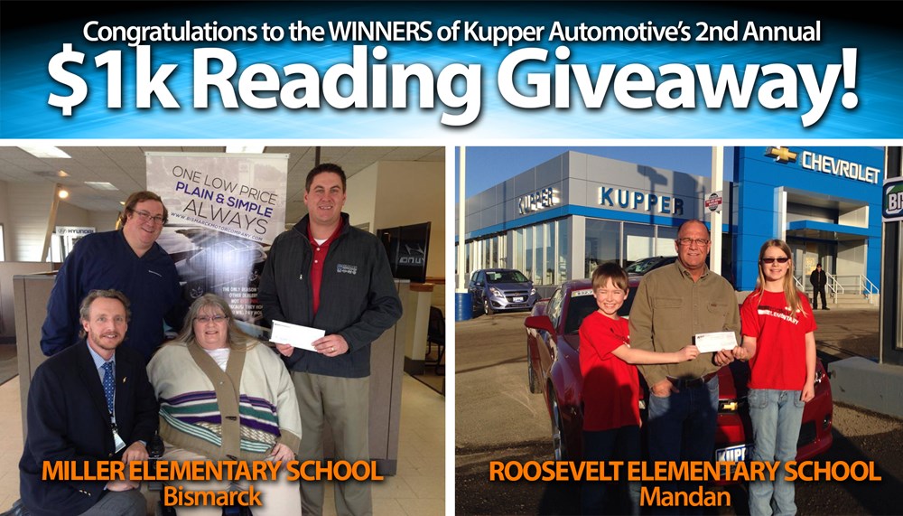 Kupper Automotive's $1K Reading Giveaway