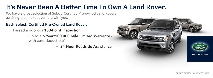 Own a Land Rover