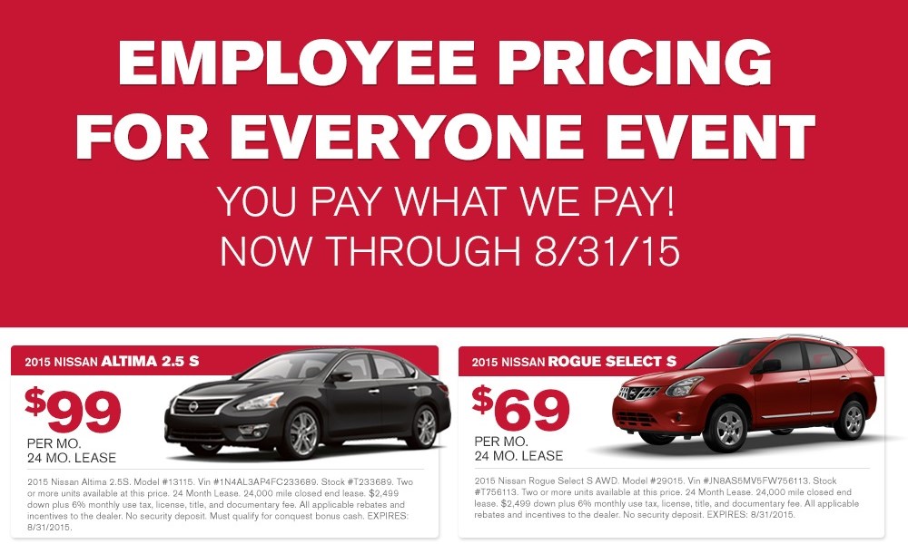 Employee pricing honda #3