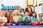 young children in school classroom