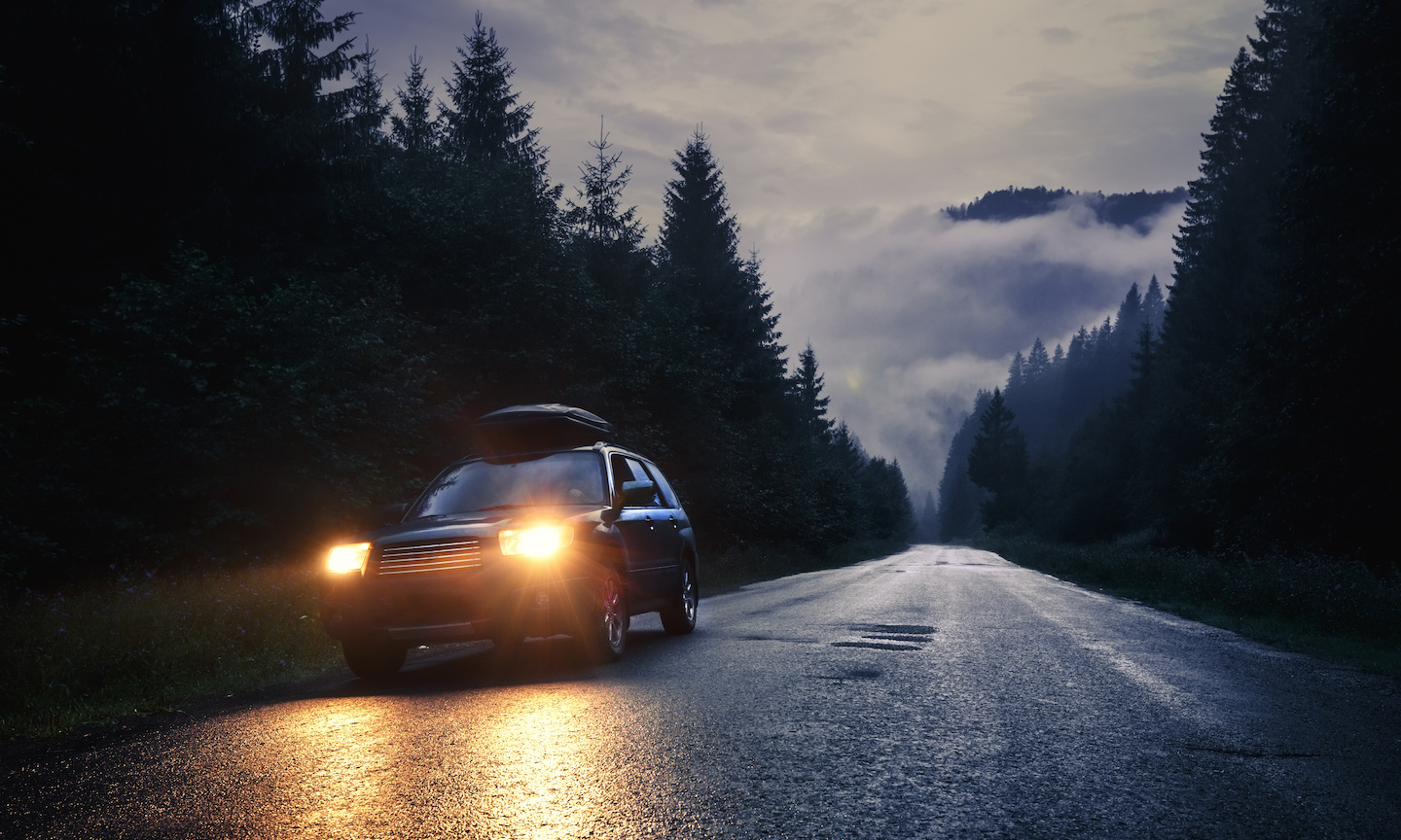 When to Use High Beams and Hazard Lights