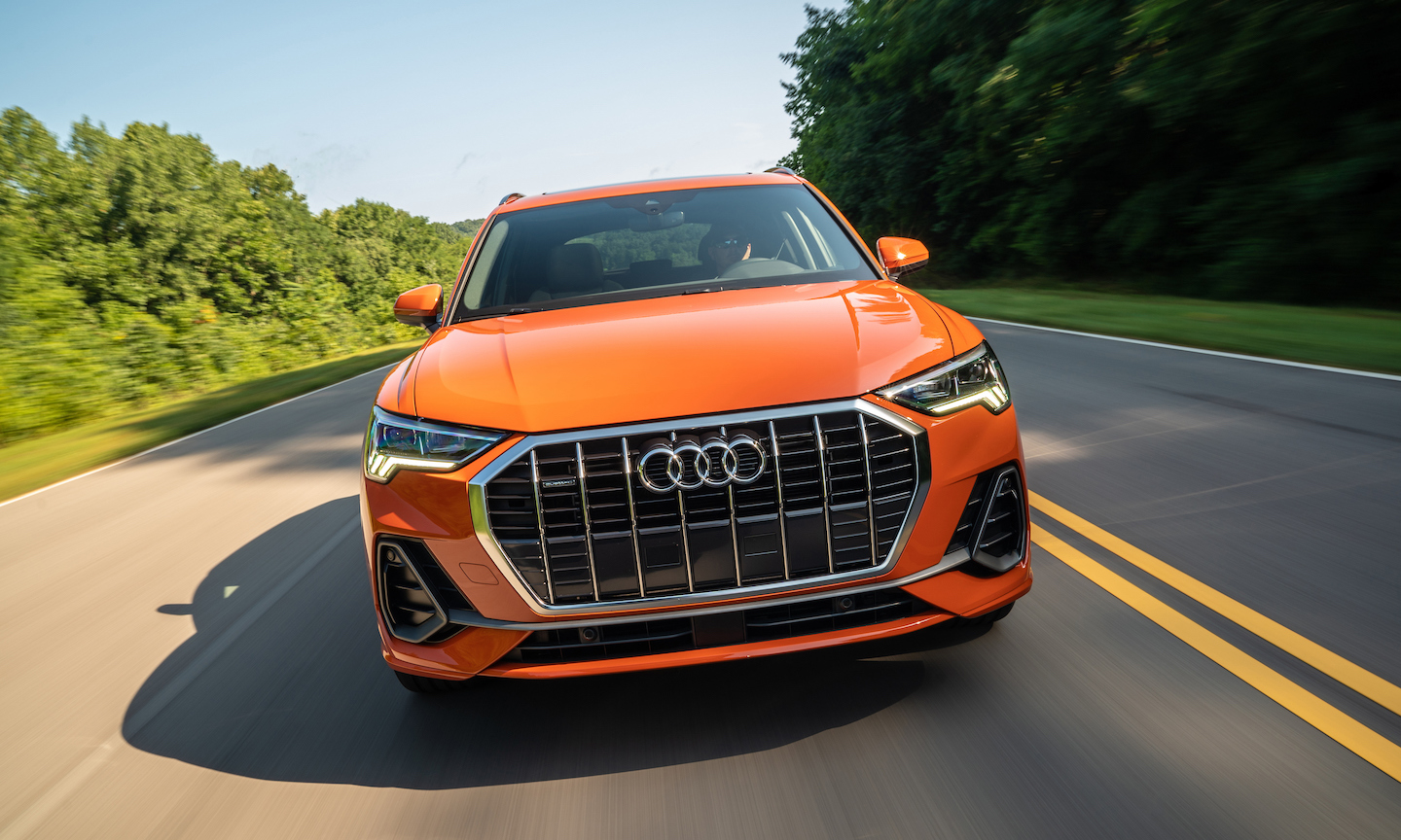 audi q3 2022 orange