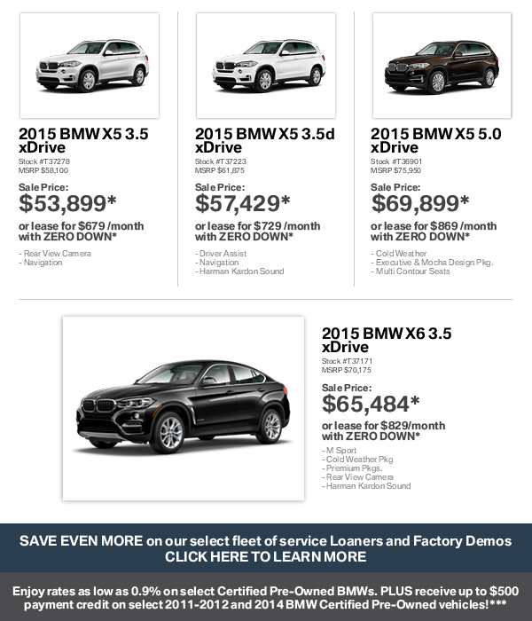 BMW April Lease Offers!