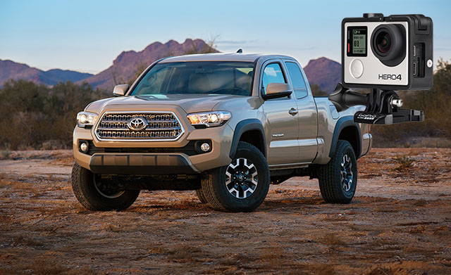 New Toyota Tacomas will come GoPro-ready