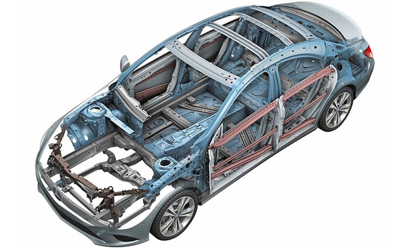 Мерседес Бенц структура кузова w245