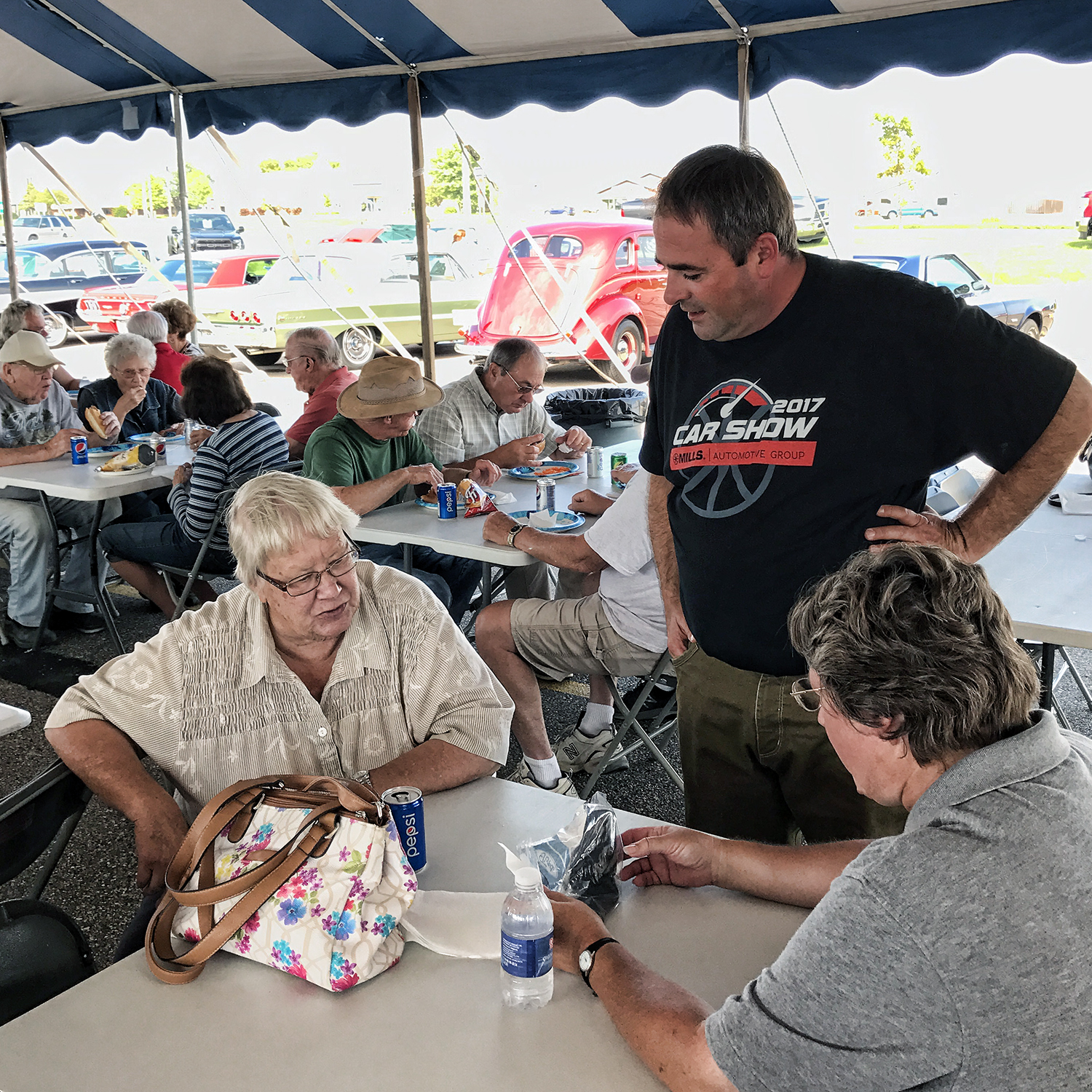 Mills Ford Chrysler Faces In the Crowd! Classic Car Show at Mills Ford Chrysler