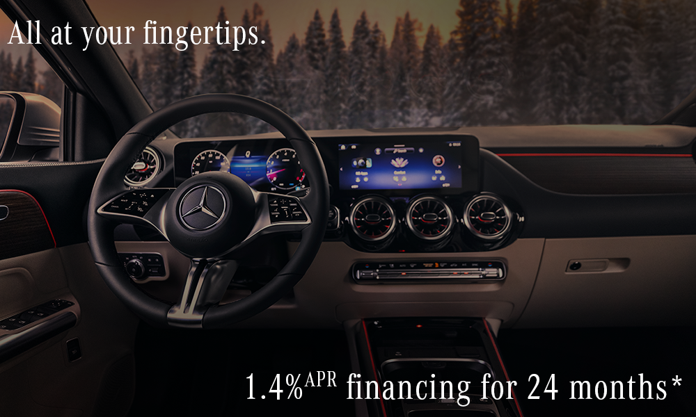 1.4% APR on 2025 Select Mercedes-Benz Models 