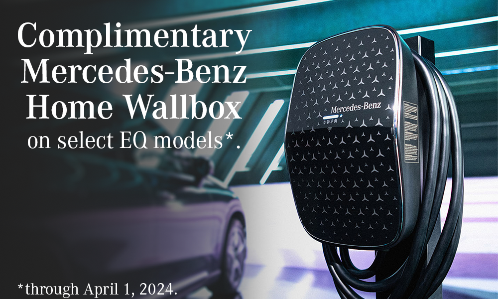 Complimentary Mercedes-Benz Home Wallbox on Select EQ Models